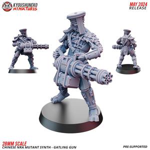 Gatling Gun -  Chinese  Mutant Synths NRA ww2
