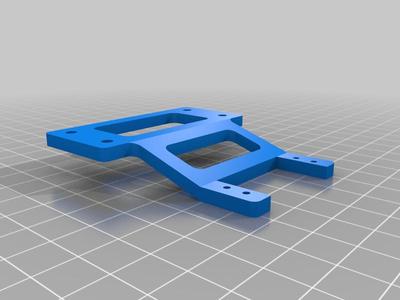 rc 1/0 adjustable servo mount