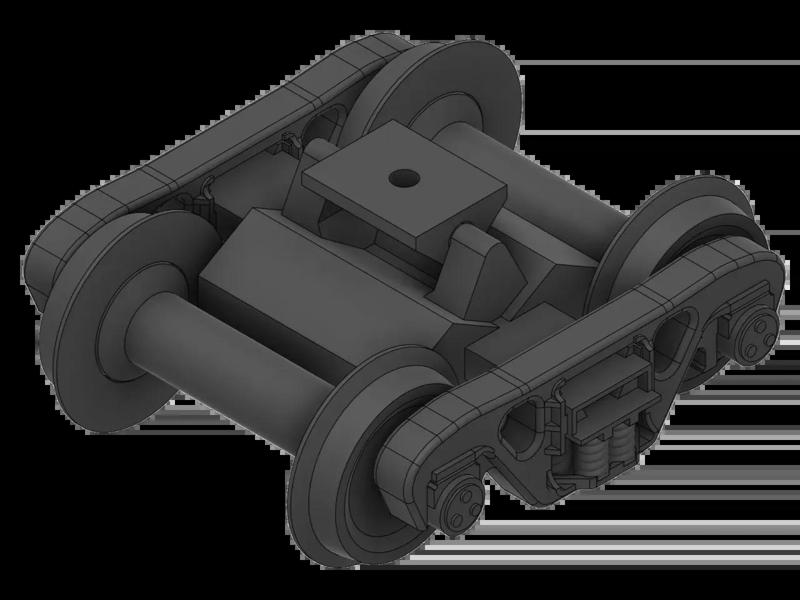 Bogie Freight 1650 840 - Dragon Railway   