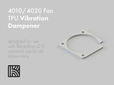 4010/4020 Fan TPU Vibration & Noise Dampener