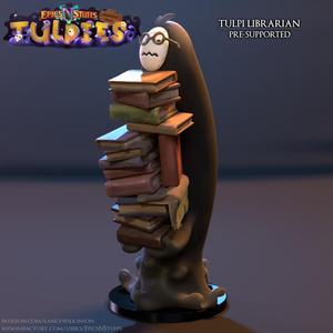 Tulpi Librarian Miniature, Pre-Supported
