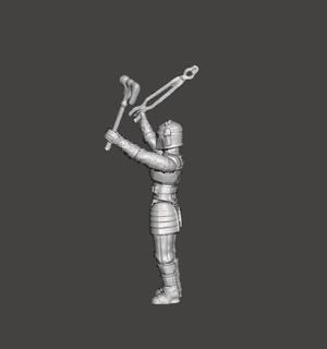 ACTION FIGURE STAR WARS THE MANDALORIAN, THE ARMORER STYLE 3.75 POSABLE ARTICULATED .STL .OBJ