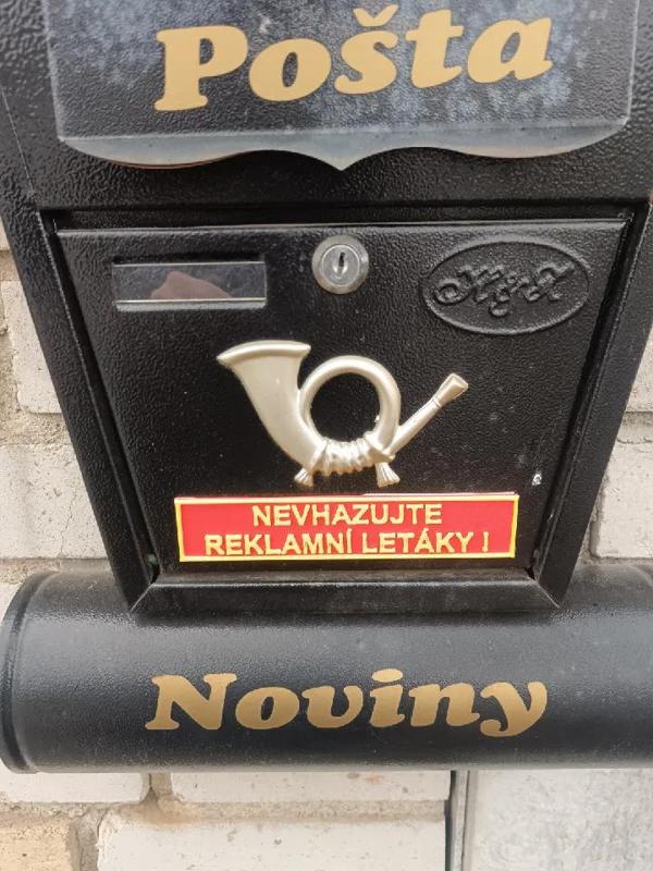 Štítek na poštovní schránku   