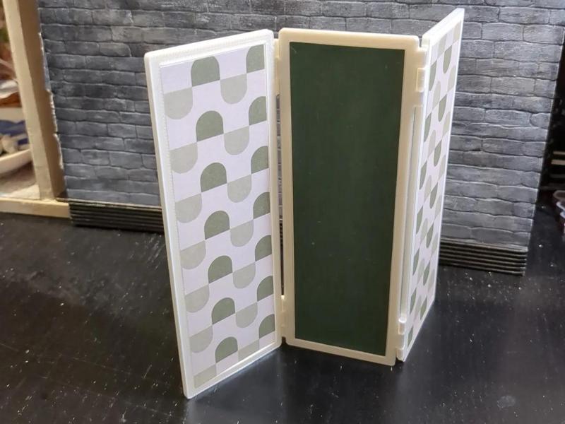 Miniature Folding Screen Room Divider   