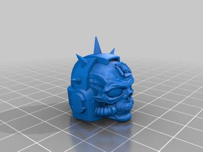 Chaplain helmet skull