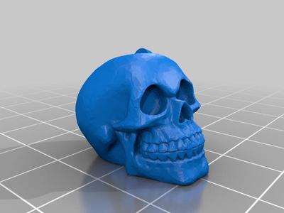 skull keychain