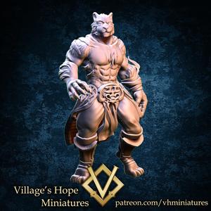 tiger beastmen pugilist