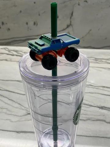 Monster Truck Straw Topper   