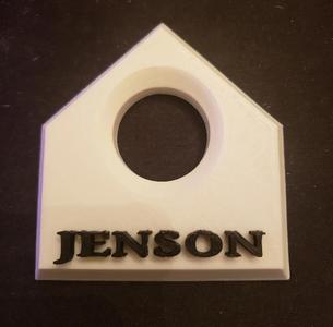 Home Plate Baseball Display Stand   
