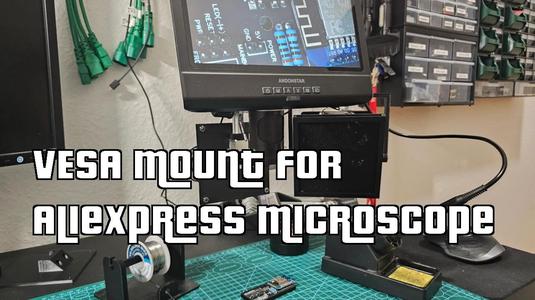 AliExpress Microscope VESA mount   