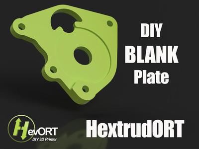 HextrudORT - Blank Back Plate for DIY integration
