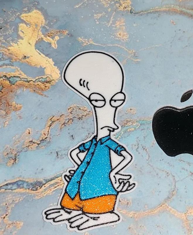 American Dad - Roger the Alien - magnet or keychain   