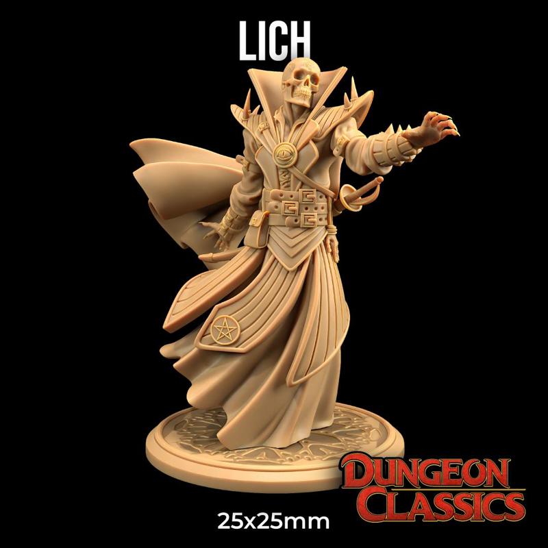 Warlock Lich | PRESUPPORTED | Dungeon Classics