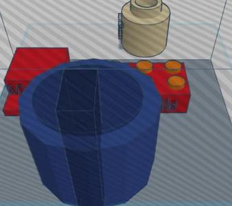 Like Lego Bricks! Head for minifigure   