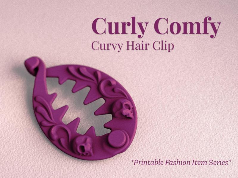 Curly Comfy Hair Clip - Easy Ponytail