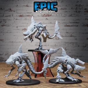 Steam-Tech X1100 Sharknator Set / War Construct Shark / Water Battle Robot / Cyberpunk Swimmer / Infantry Machine / Steampunk Predator Tech / Siege Servant