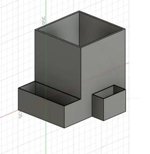 3D printer garbage, scraper holder and accessorie container   