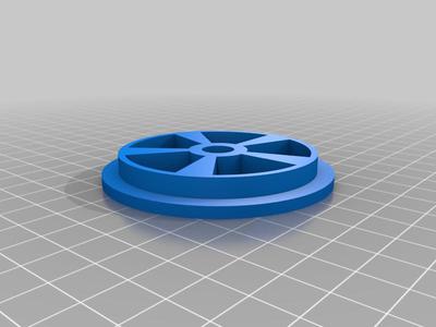 spool hub + spacer // fully parametric f3d-file