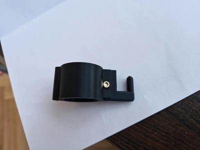 scaffolding tube hook for towel hinge version   