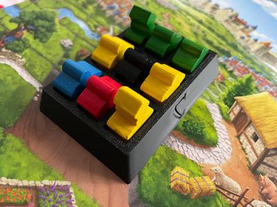 Carcassonne Meeple Holder (Stackable)