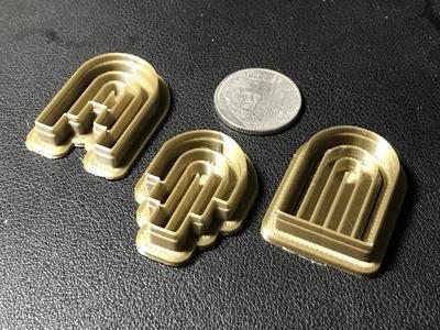 Arch Polymer Clay Cutters Earring Set 30mm - 3pcs