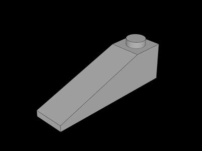 Lego Compatible (60477.dat) Slope Brick 18  4 x  1   