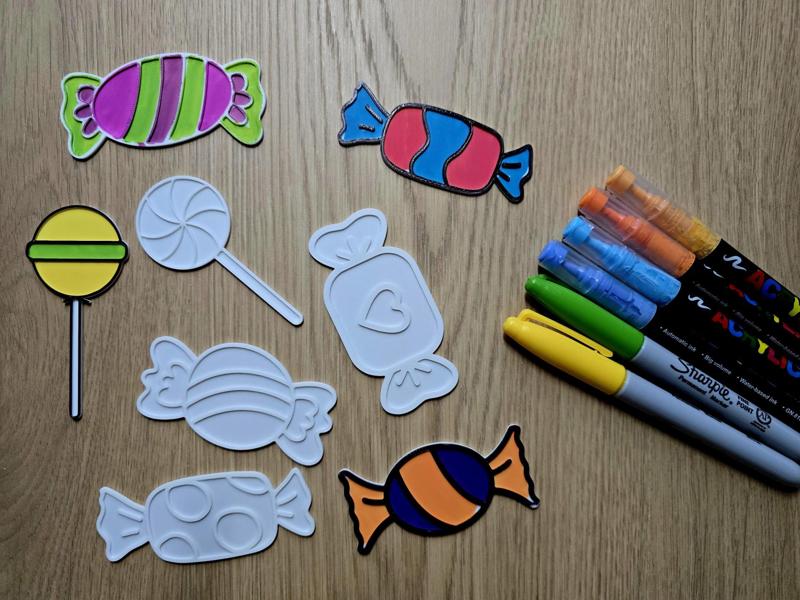 Candy Cute DIY Coloring NO AMS Craft Pack