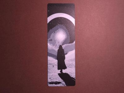 Space Landscape Bookmark