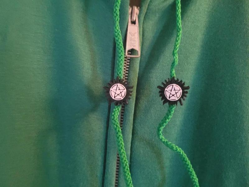 Supernatural hoodie bead   