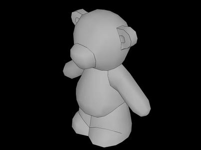 Lego Compatible (98382.dat) Minifig Teddy Bear with Arms Down   