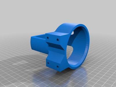 cup holder that mounts on a vertical tube ~1 to 1-1/4" in dia.