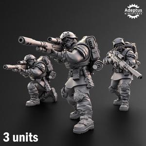 Snipers. The Sons of Iron. Renegades and Heretics