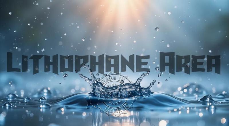 Yağmur Damlaları Lithophane   