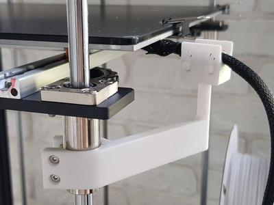 Ender 5 Plus bed wire support