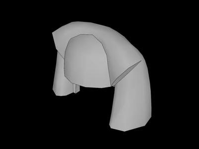 Lego Compatible (52345.dat) Minifig Headdress SW Luminara Unduli   