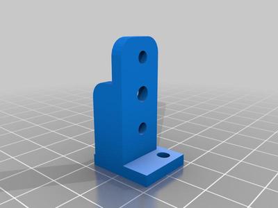 BLTouch Mount for Push/Pull Fan Shroud - Voxelab Aquila