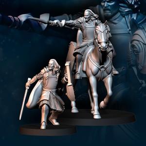 High Human Captain - Foot and Mounted | High Humans | Davale Games | Fantasy
