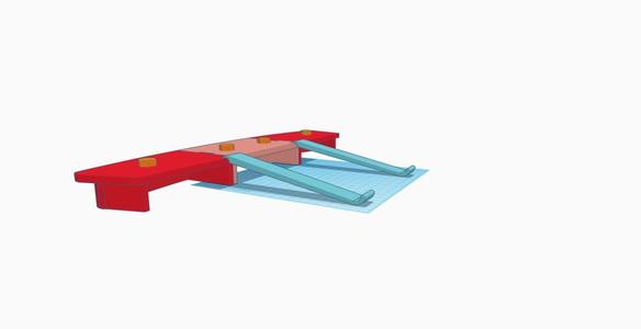 X-bows Knight wrist rest raiser and negative tilt keyboard stand