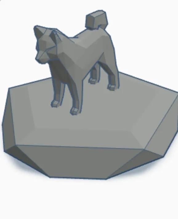 shiba statue   