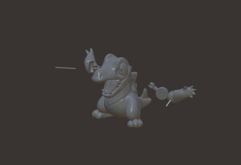 Articulated Totodile