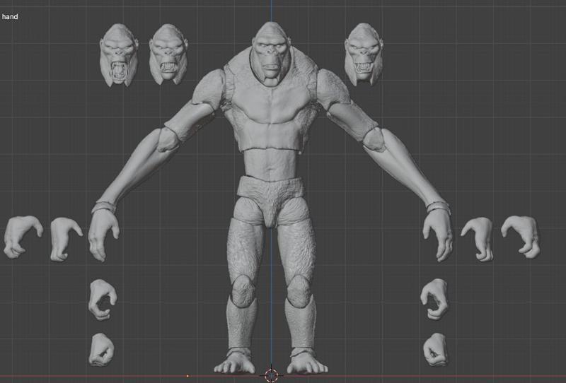 SKAR KING ACTION FIGURE FULLY ARTICULATED