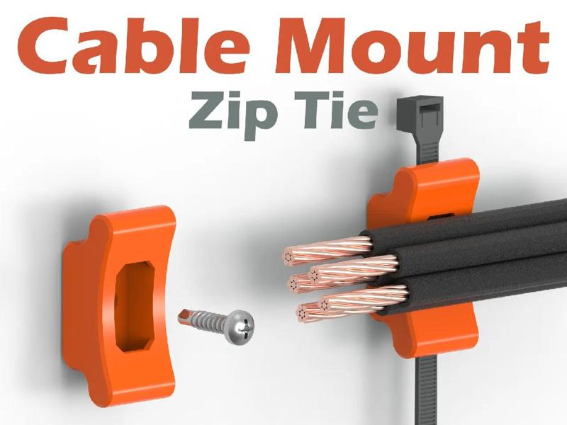 Cable Zip Tie Mount - Bundle   