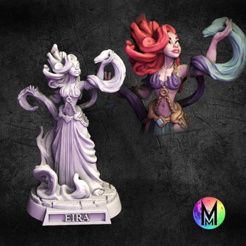 Female Warlock - Eira the Warlock Witch ( The Little Mermaid themed Female Warlock  or Sorcerer )