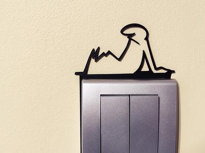 Funny Light Switch Gadget – La Linea Balum 49   