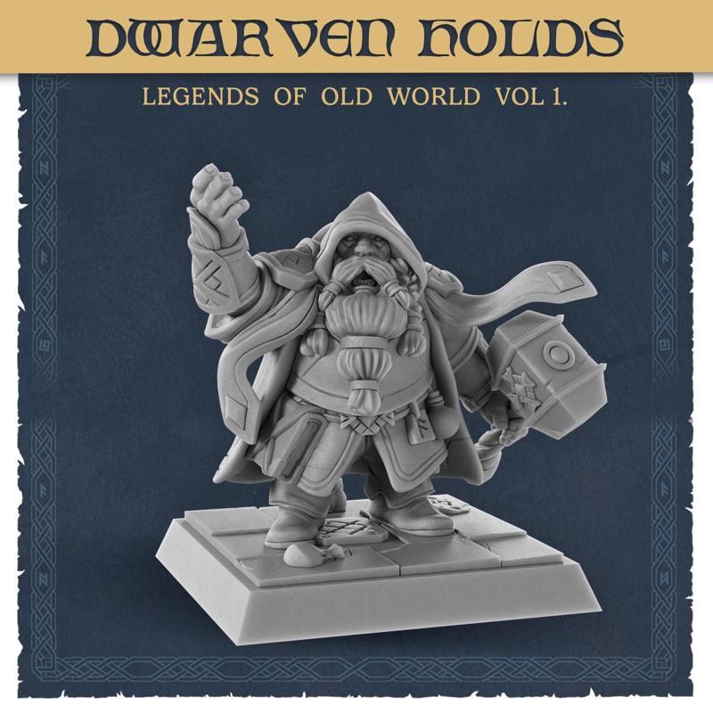 RPG Character Dwarf Male Cleric - Dwarven Holds