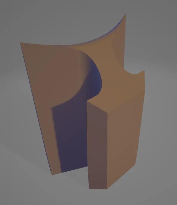 Conformal Launch Lug / Guide for 4 inch, 3 inch, 2.6 inch, 2 inch Diameter Model Rockets (1 inch T-slot rail)   