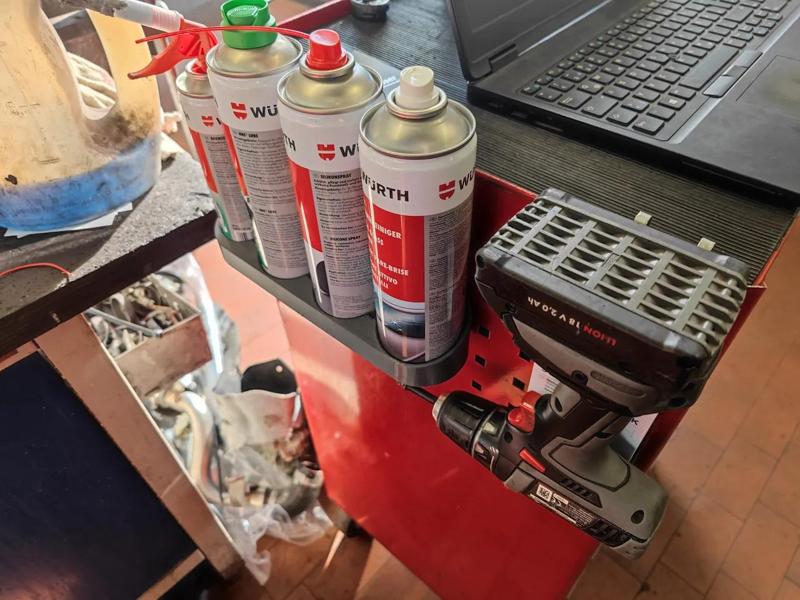 Werkzeugwagen-Dosenhalter   