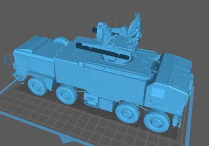 roland-3 anti-aircraft missile system 3d model