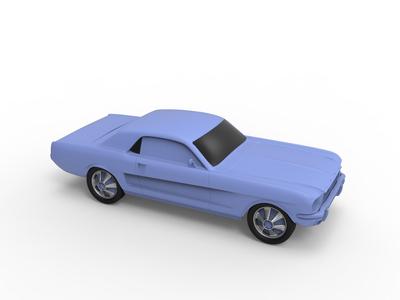 FORD MUSTANG CAR 3D MODEL