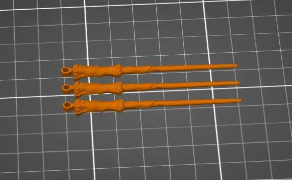 Harry Potter wand keychain   